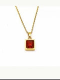 Red Gemstone Chain